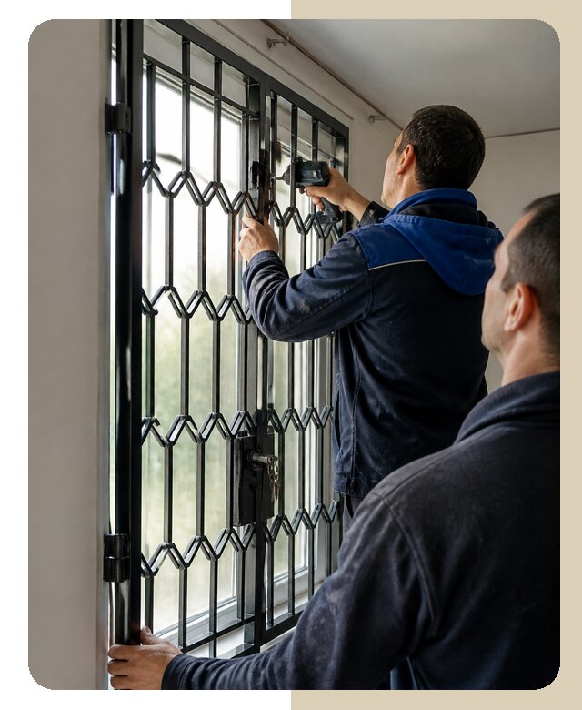 Установка распашных решеток в Кандалакше цена от 6567 р. | Дверной